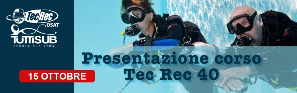 Presentazione online corso Tec Rec 40